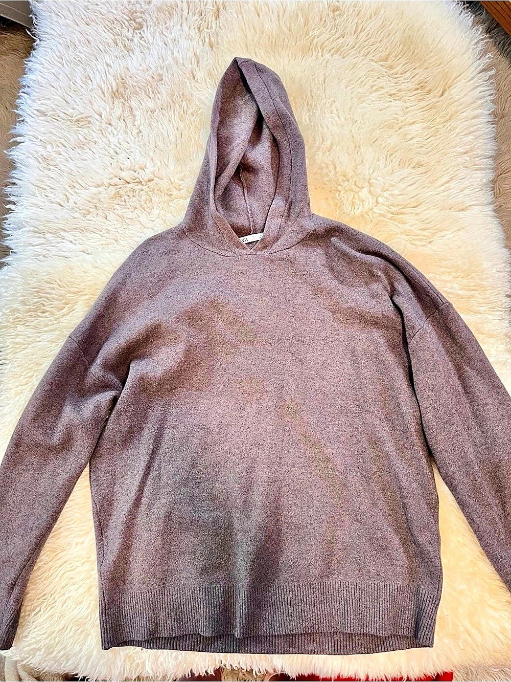 ZARA Pullover Hoodie Sweater women's M Long Sleeve